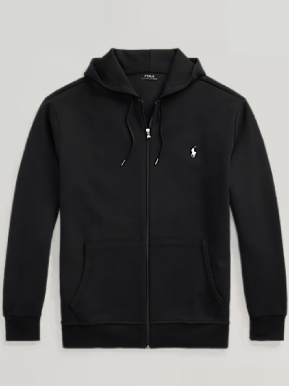 Polo by Ralph Lauren Black Full-Zip Hoodie Sweater size XLT